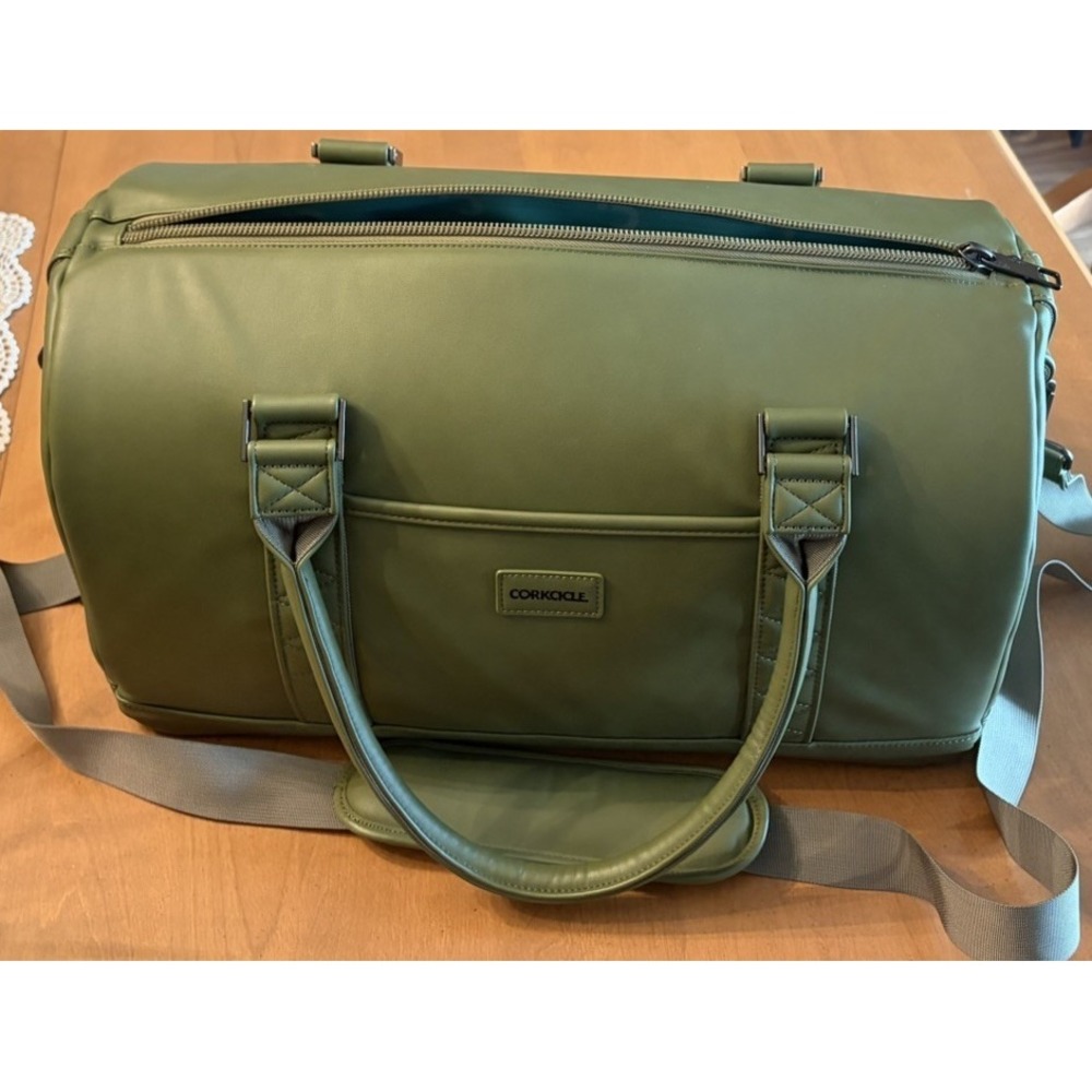 Corkcicle Ivanhoe 24 Duffle Cooler Bag Olive Green NWOT